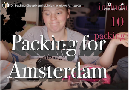 Packing for Amsterdam - I forgot I made this