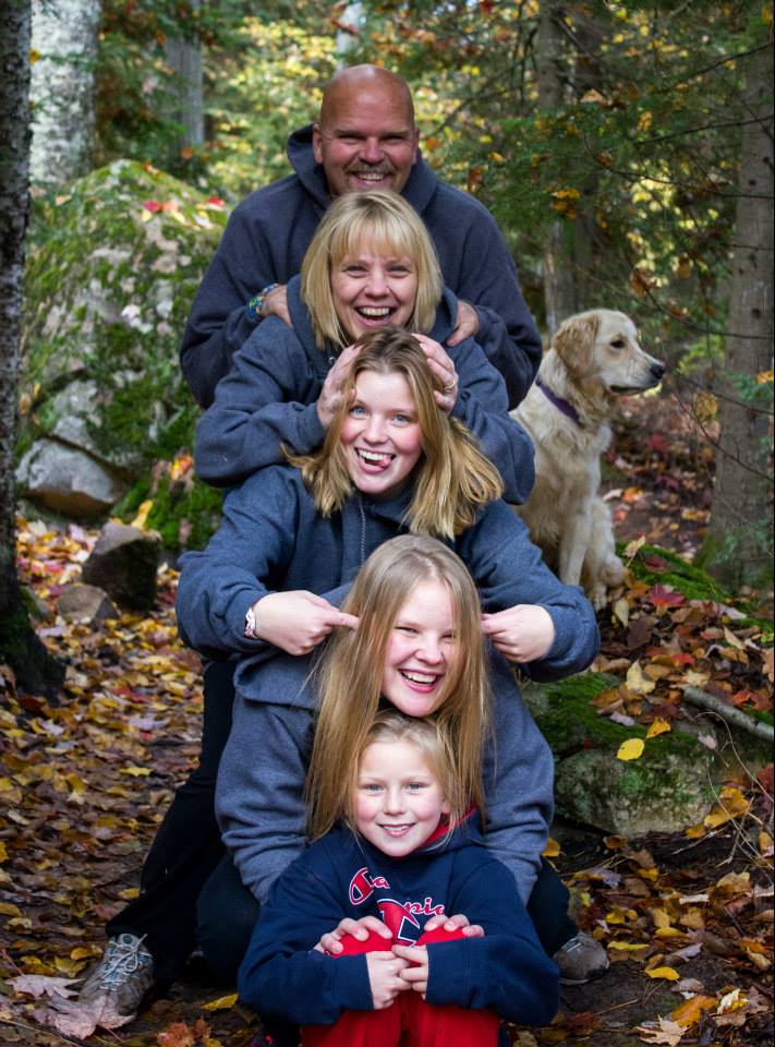 This family portrait was shot with the camera's default settings