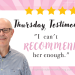 Dr Bill says "I can't recommend her enough"