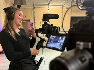 video shoot at Mad Pac