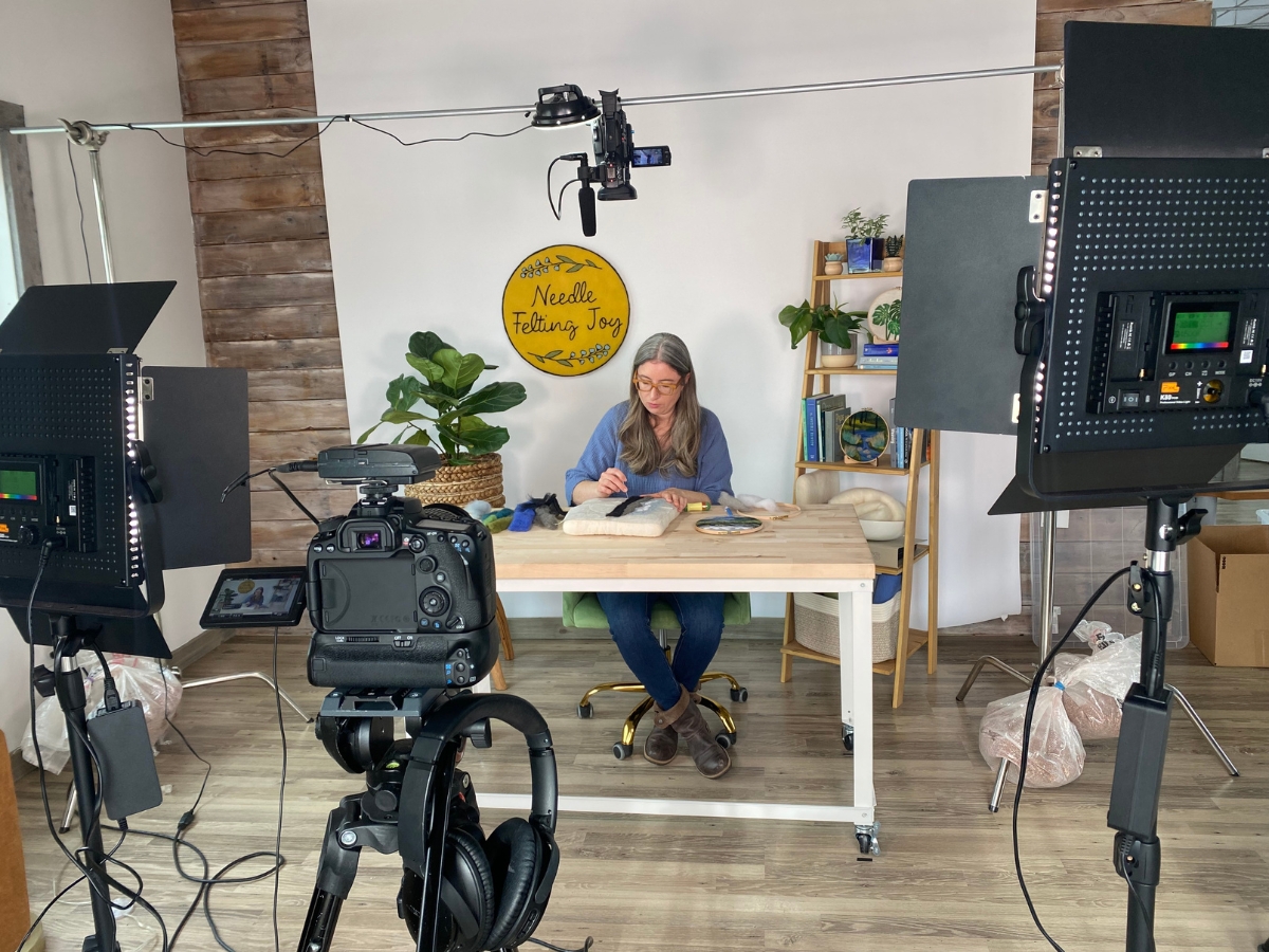 videography services for a felting business- ann arbor michigan