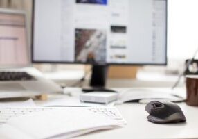 computer-video-editing-setup