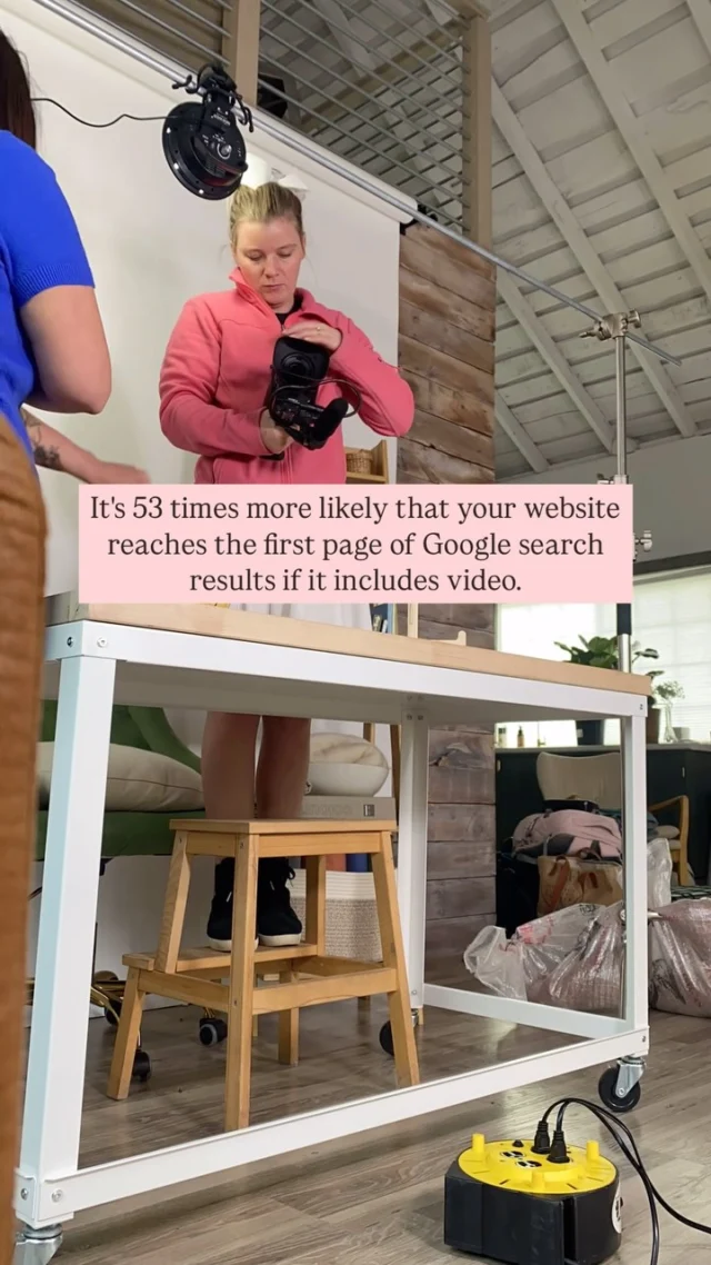 Yeah, you read that right. 53 TIMES!
 
We dove into a fascinating article that broke down the numbers, and it's pretty mind-blowing.
 
So, why is video so effective? Well, Google loves engaging content. Videos keep people on your website longer, signaling to Google that your site is valuable and relevant.
 
In fact, videos can increase your website's conversion rates by up to 80%! That's because they build trust, showcase your products or services in action, and tell your brand story in a way that resonates.
 
Do you want that kind of impact for your website?
 
We're here to help you leverage the power of video 😉 Comment VIDEO and we'll send you the link to our booking page.

#videomarketingforbusiness #websitevideo #michiganvideographer #videoforbusiness #websiteranking #googleranking #videomarketingexpert